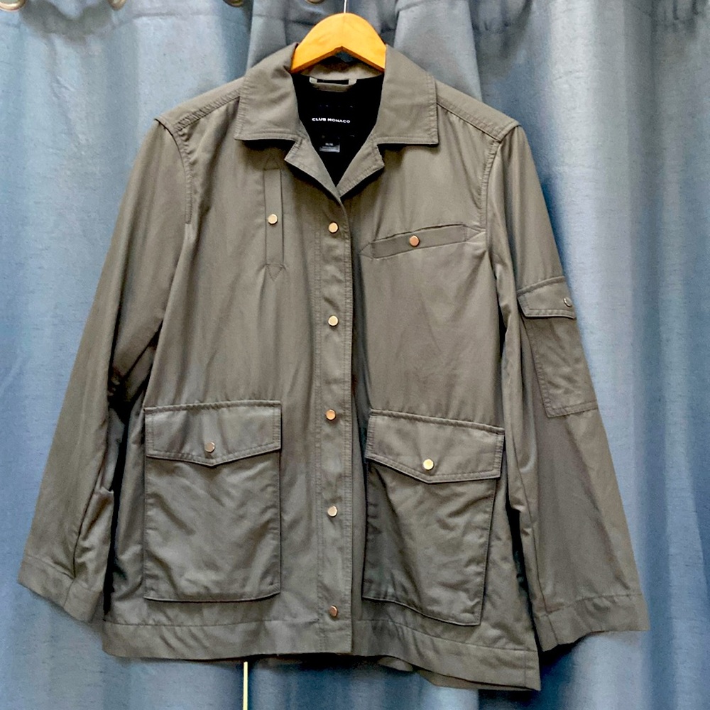 Club Monaco. Gray light weight jacket.